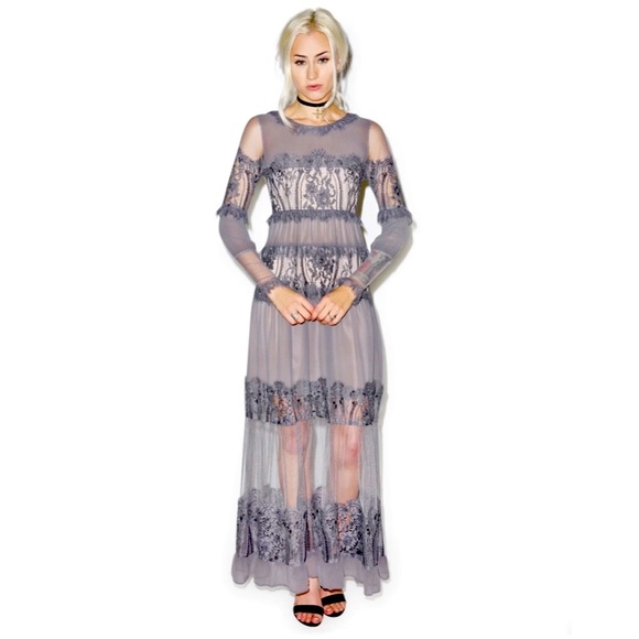 For Love & Lemons Alexa Maxi Dress - Picture 2 of 16